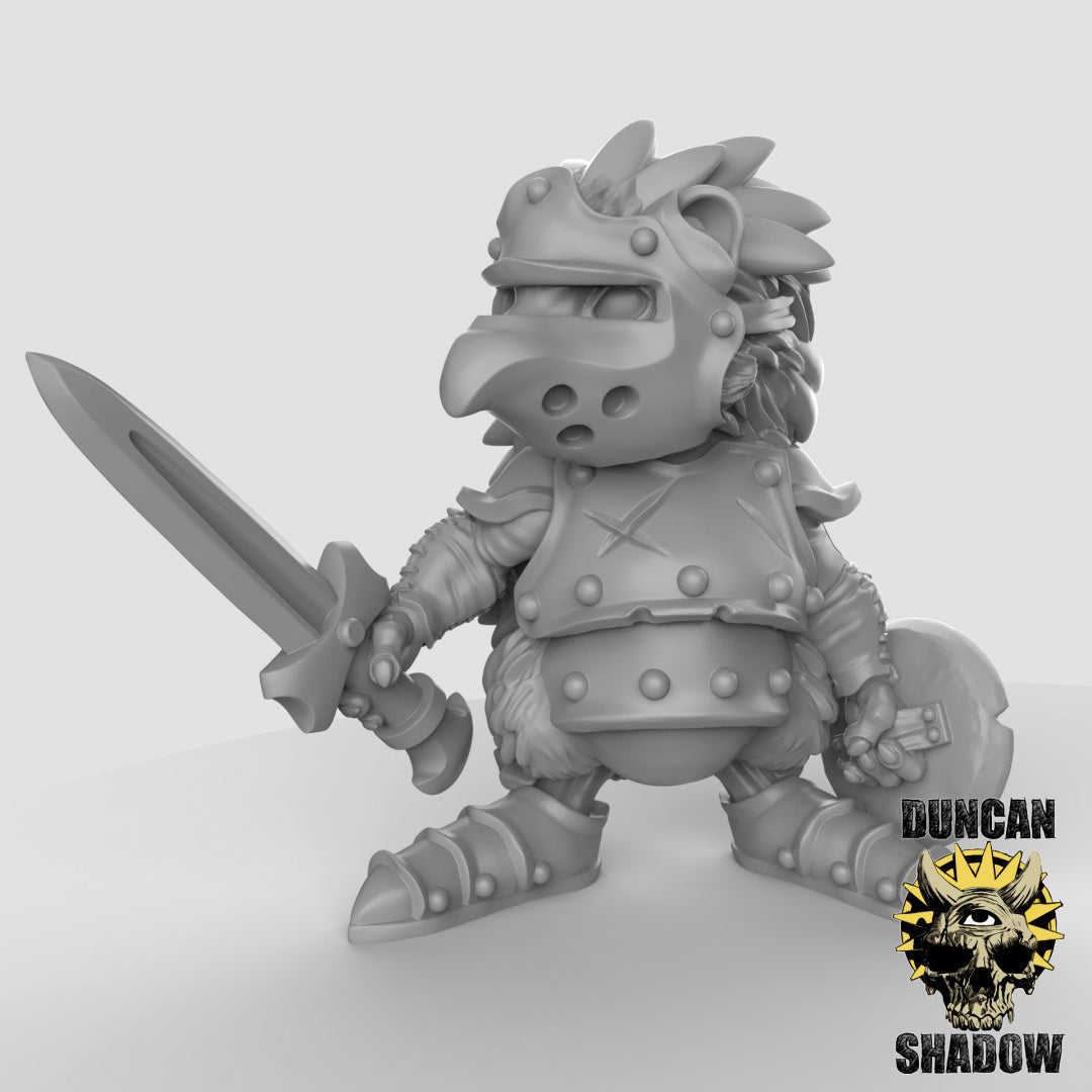 Hedgehog Warriors Resin 3D Models for Dungeons & Dragons & Board RPGs