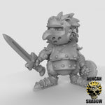 Hedgehog Warriors Resin 3D Models for Dungeons & Dragons & Board RPGs