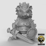 Hedgehog Warriors Resin 3D Models for Dungeons & Dragons & Board RPGs