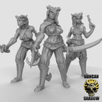 Tiefling Rogue female Resin Miniature for DnD | Tabletop Gaming