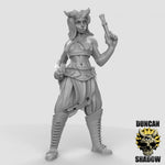 Tiefling Rogue female Resin Miniature for DnD | Tabletop Gaming