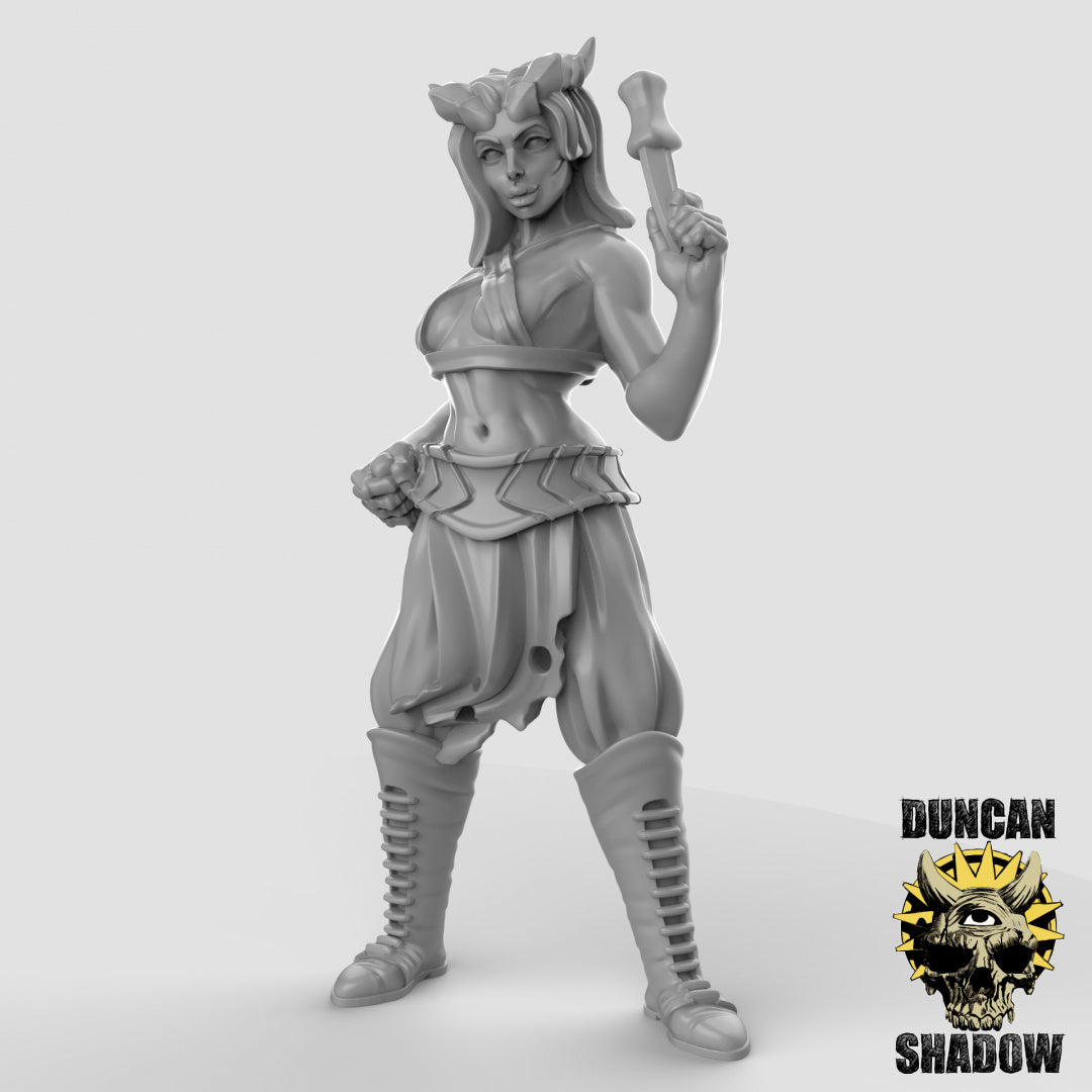 Tiefling Rogue female Resin Miniature for DnD | Tabletop Gaming