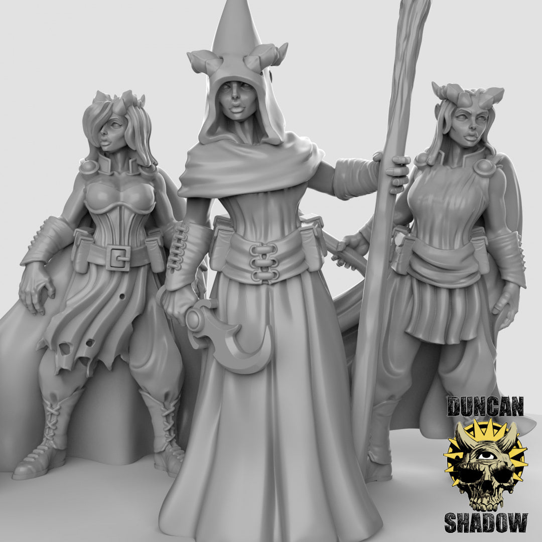 Tiefling Sorcerers Resin Miniature for DnD | Tabletop Gaming