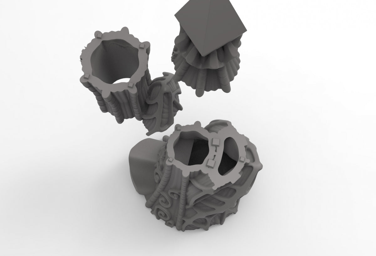 ElfDice Tower Model for Dungeons & Dragons & Board RPGs