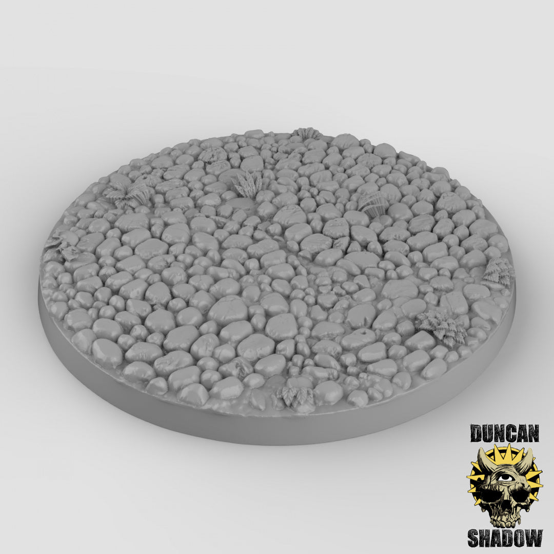 Cobbled Stone Bases Resin Models for Dungeons & Dragons & Board RPGs