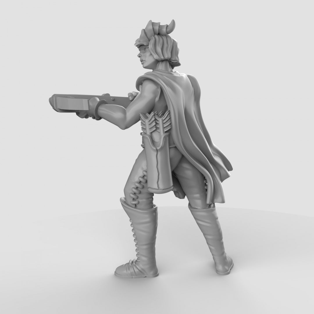 Tiefling with Crossbow Resin Miniature for DnD | Tabletop Gaming