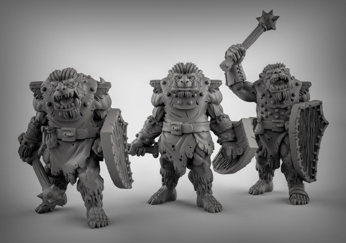 Bugbears Resin 3D Models for Dungeons & Dragons & Board RPGs