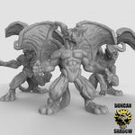 Gargoyles Resin 3D Models for Dungeons & Dragons & Board RPGs