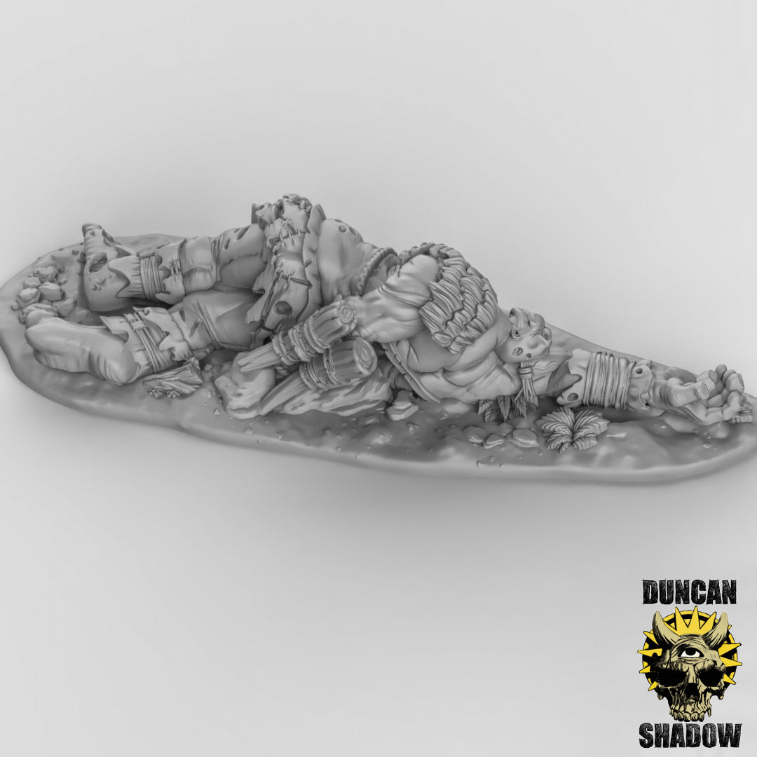 Dead Titan Terrain Resin Model for Dungeons & Dragons & Board RPGs