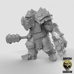 Armored Orcs Resin Miniature for DnD | Tabletop Gaming