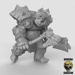 Armored Orcs Resin Miniature for DnD | Tabletop Gaming