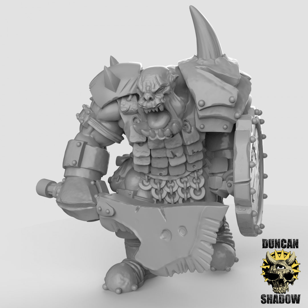 Orc Boss Resin 3D Models for Dungeons & Dragons & Board RPGs