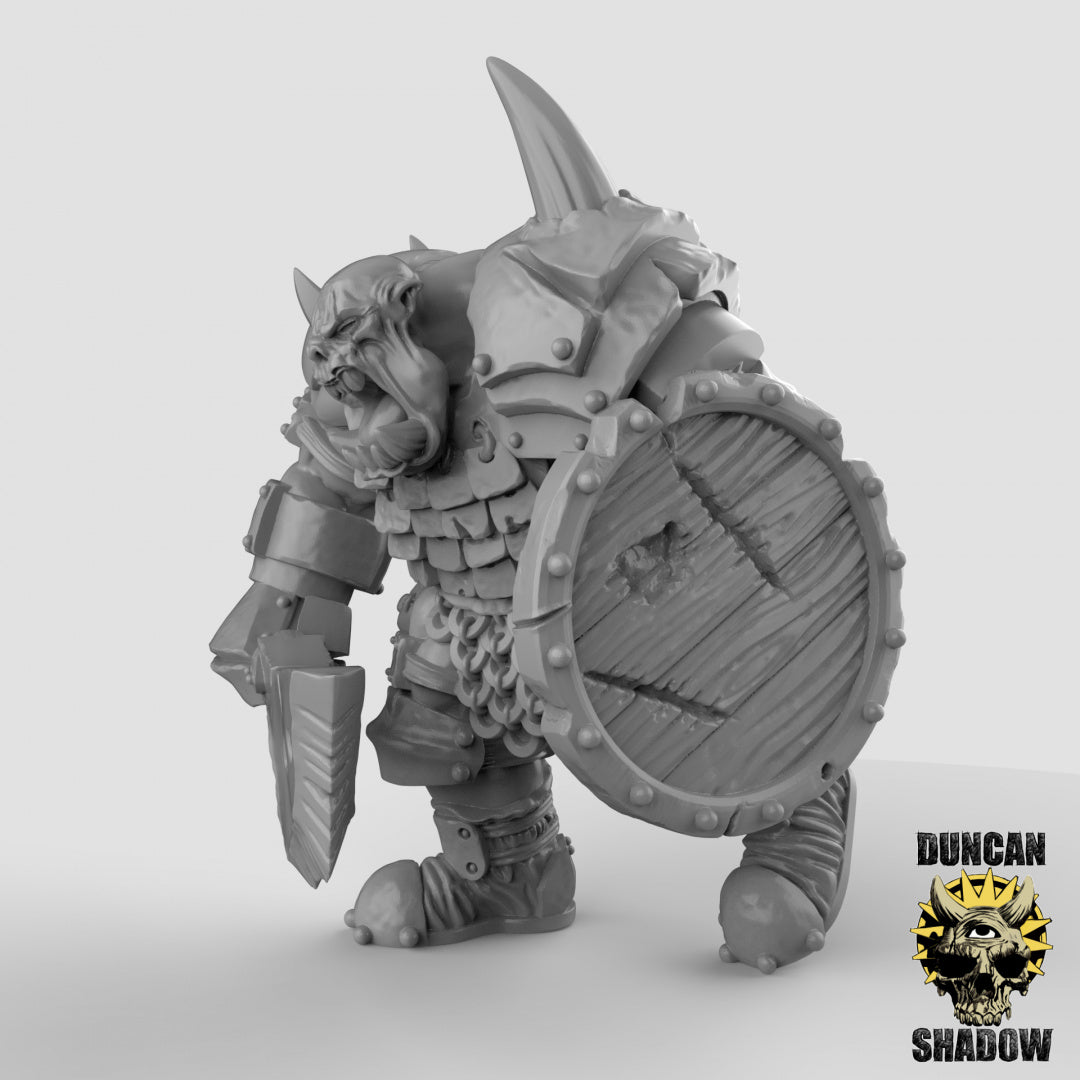 Orc Boss Resin 3D Models for Dungeons & Dragons & Board RPGs