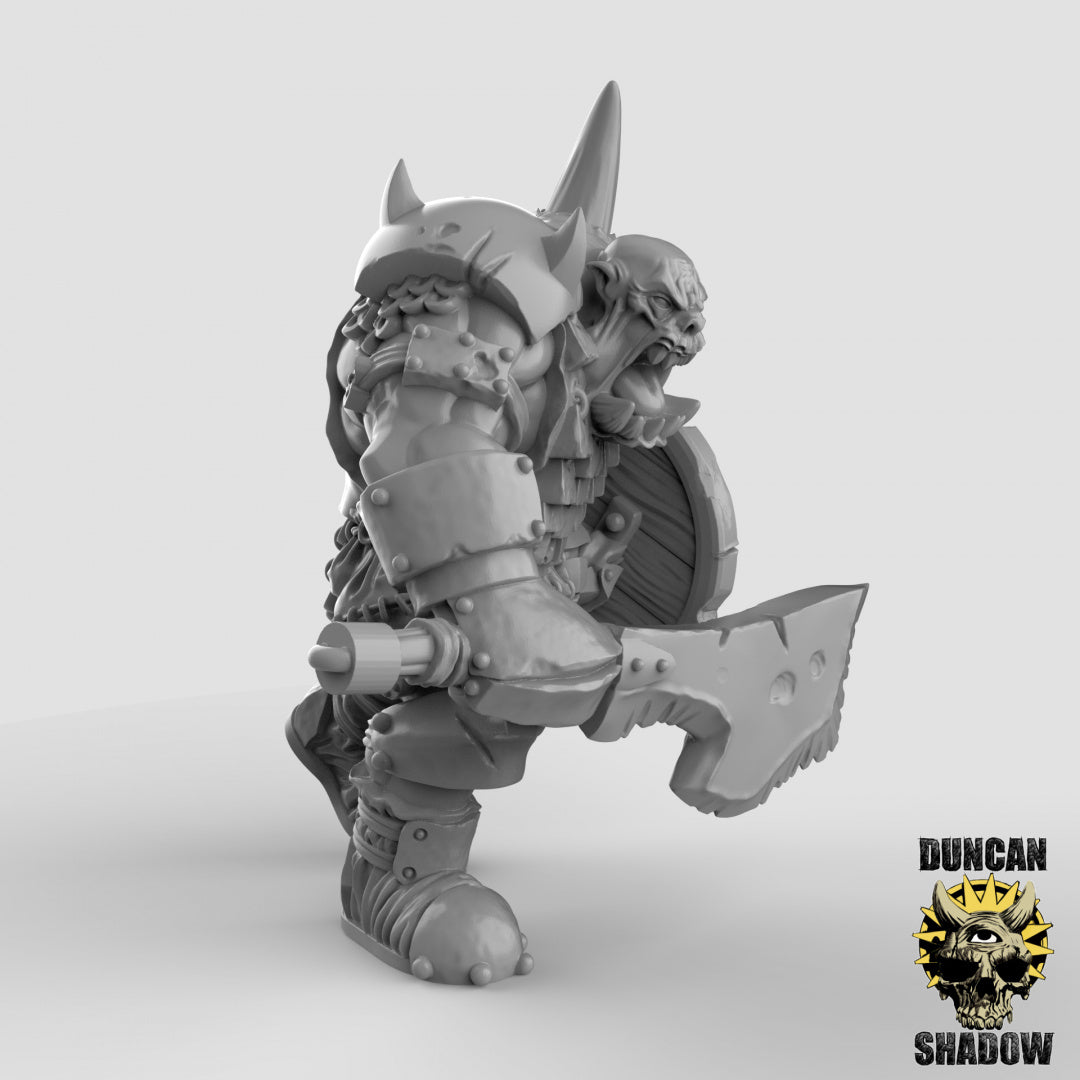 Orc Boss Resin 3D Models for Dungeons & Dragons & Board RPGs