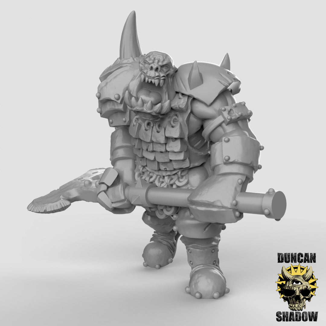 Orc Boss Resin 3D Models for Dungeons & Dragons & Board RPGs