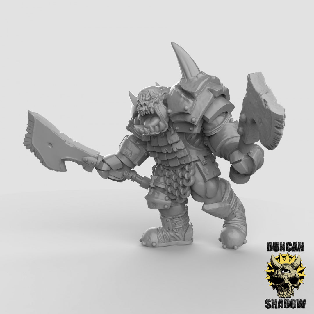 Orc Boss Resin 3D Models for Dungeons & Dragons & Board RPGs
