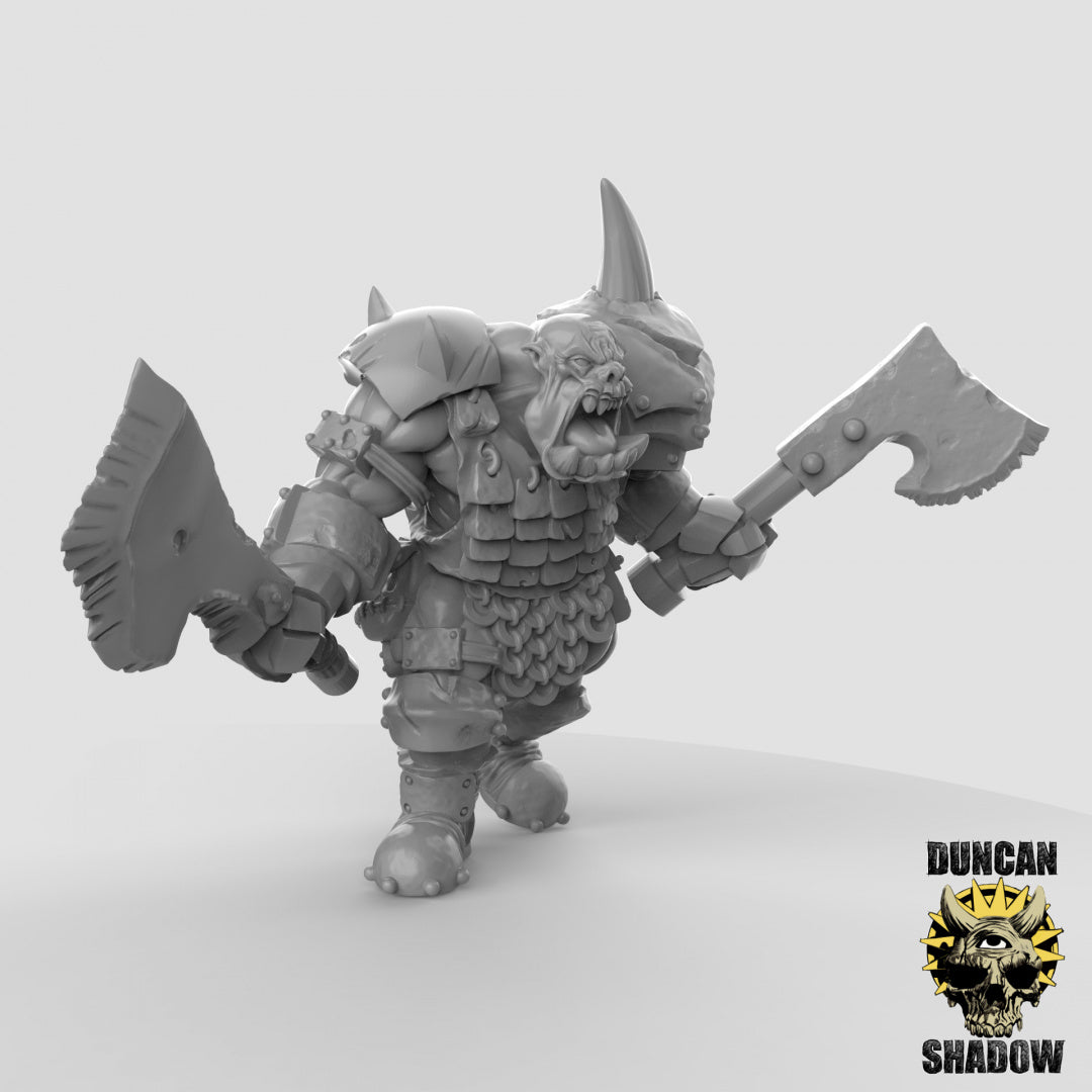 Orc Boss Resin 3D Models for Dungeons & Dragons & Board RPGs