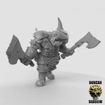 Orc Boss Resin 3D Models for Dungeons & Dragons & Board RPGs