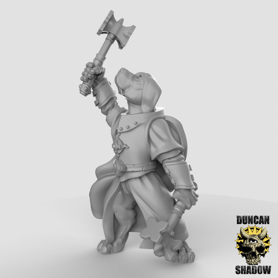 Beagle Clerics Resin 3D Models for Dungeons & Dragons & Board RPGs