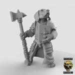 Beagle Clerics Resin 3D Models for Dungeons & Dragons & Board RPGs