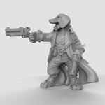 Beagle Gunslingers 3D Models for Dungeons & Dragons & Board RPGs by Duncan Shadow