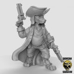 Beagle Gunslingers 3D Models for Dungeons & Dragons & Board RPGs by Duncan Shadow