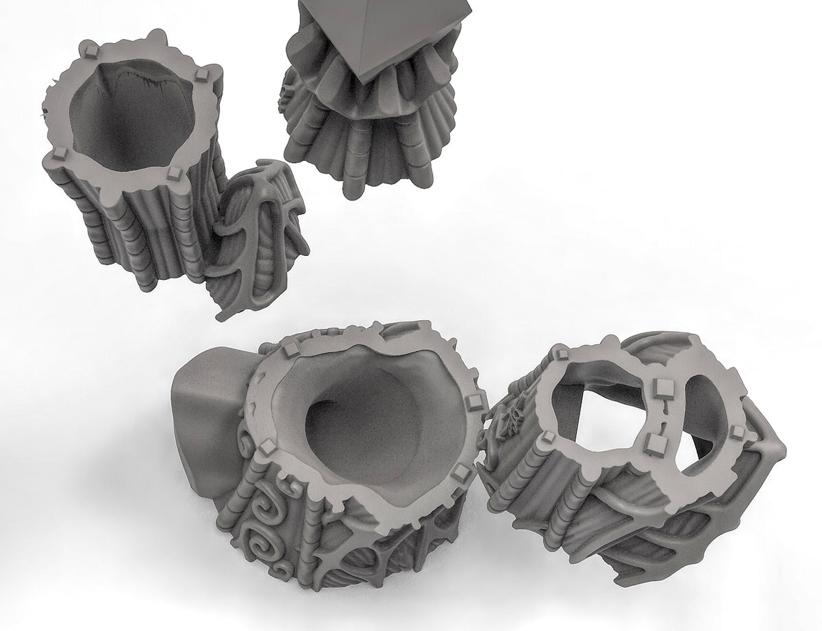 ElfDice Tower Model for Dungeons & Dragons & Board RPGs