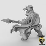 Corgi Fighters with Spears Resin Miniature for DnD | Tabletop Gaming