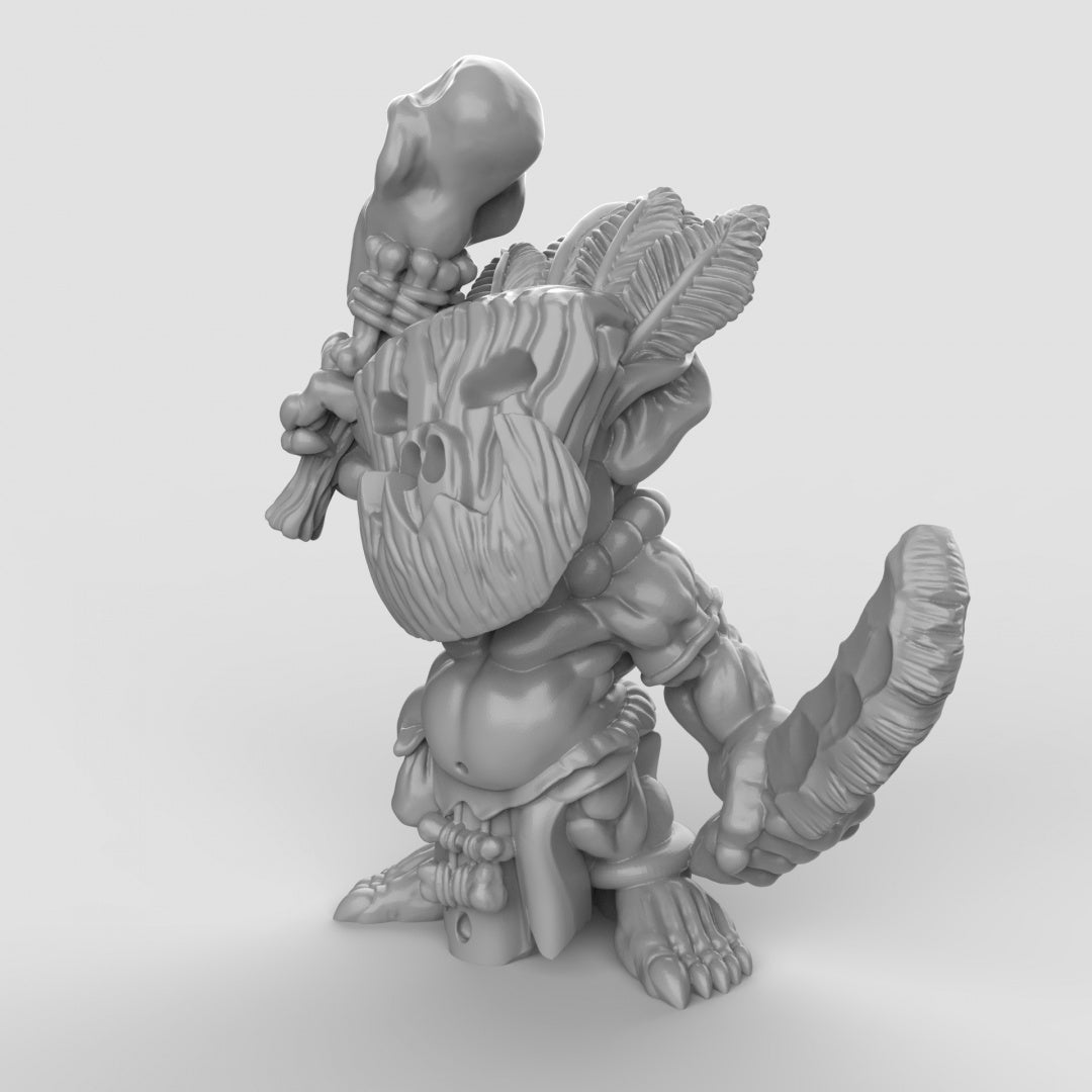 Goblin Shaman Resin 3D Models for Dungeons & Dragons & Board RPGs
