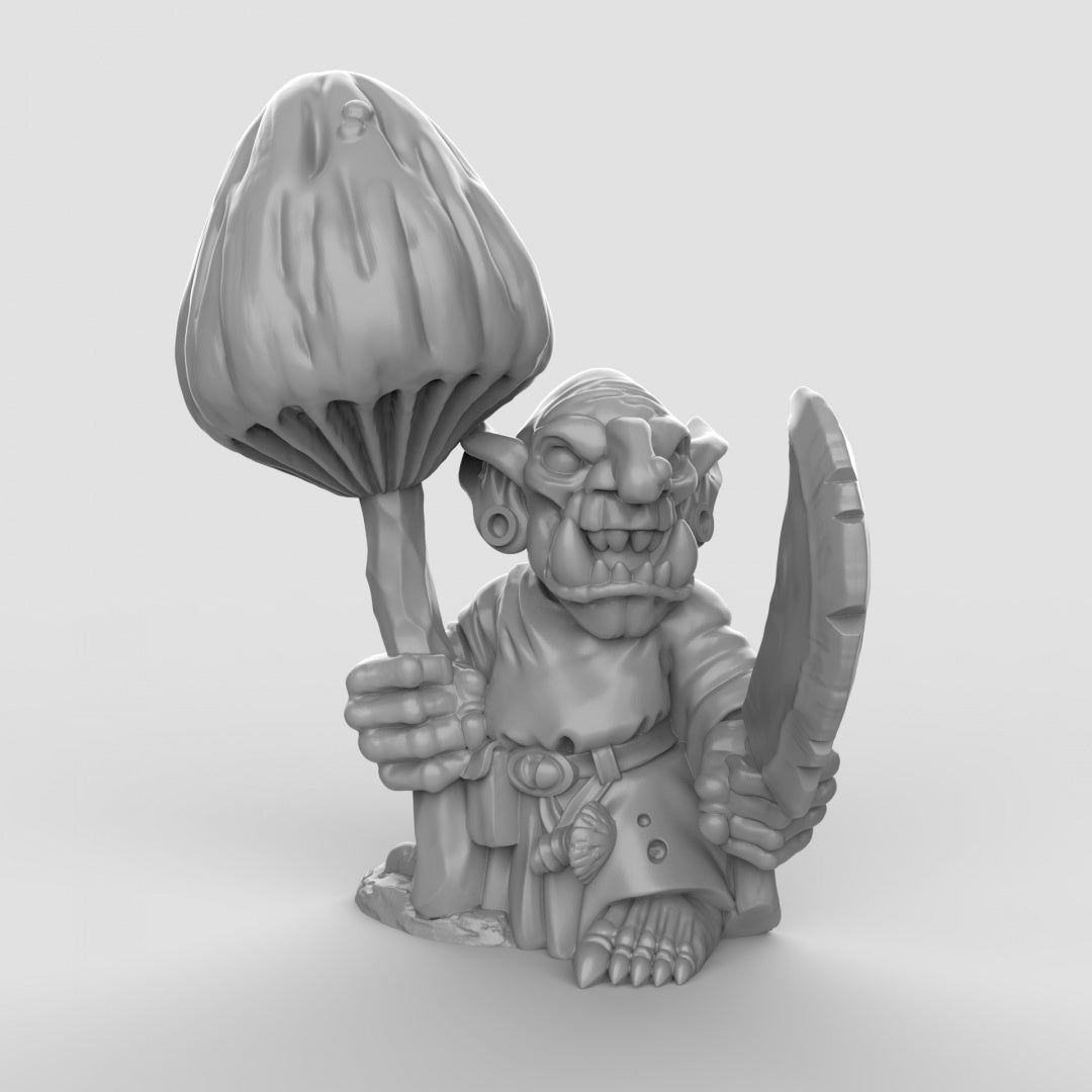 Goblin Shaman Resin 3D Models for Dungeons & Dragons & Board RPGs
