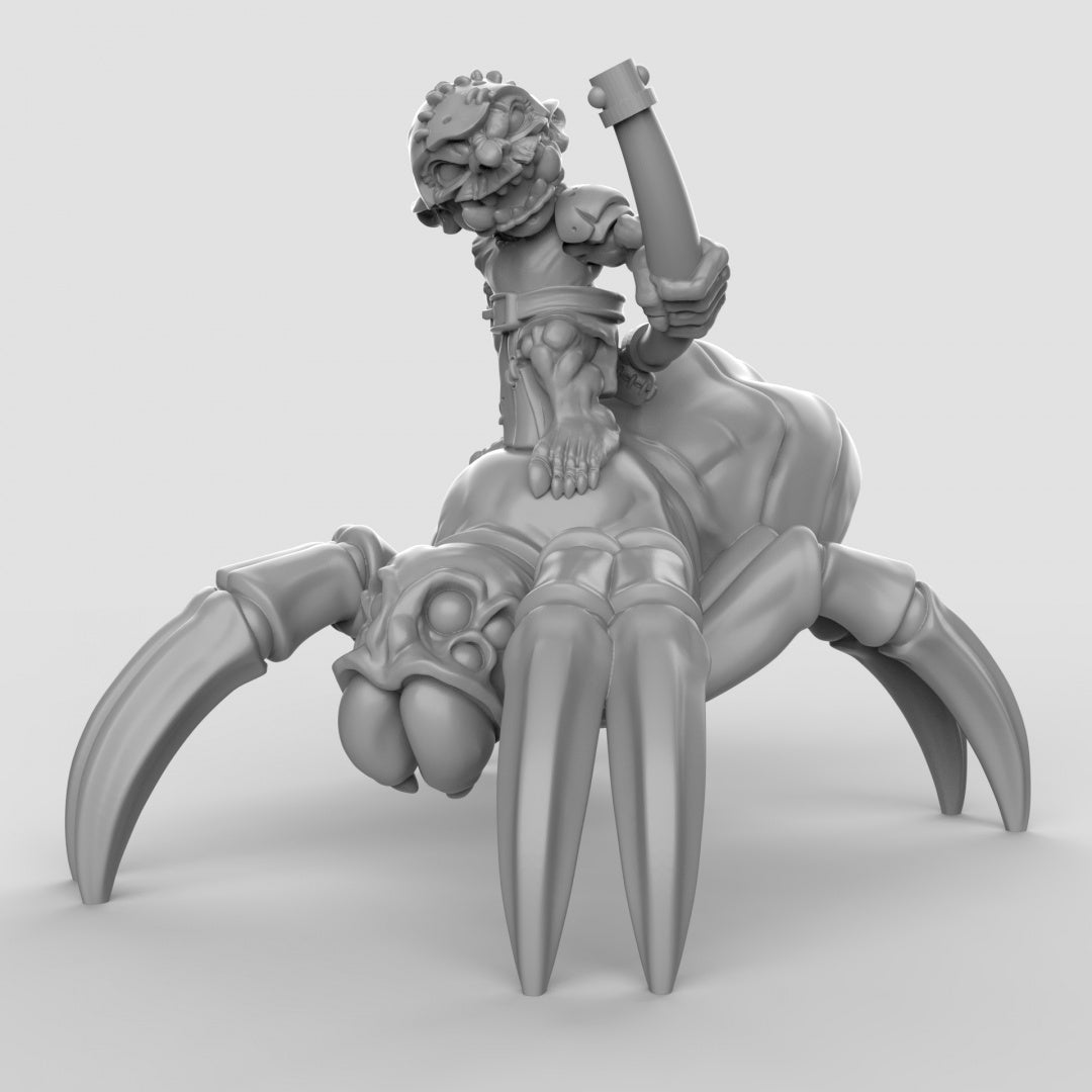 Goblin Spider Riders Resin 3D Models for Dungeons & Dragons & Board RPGs