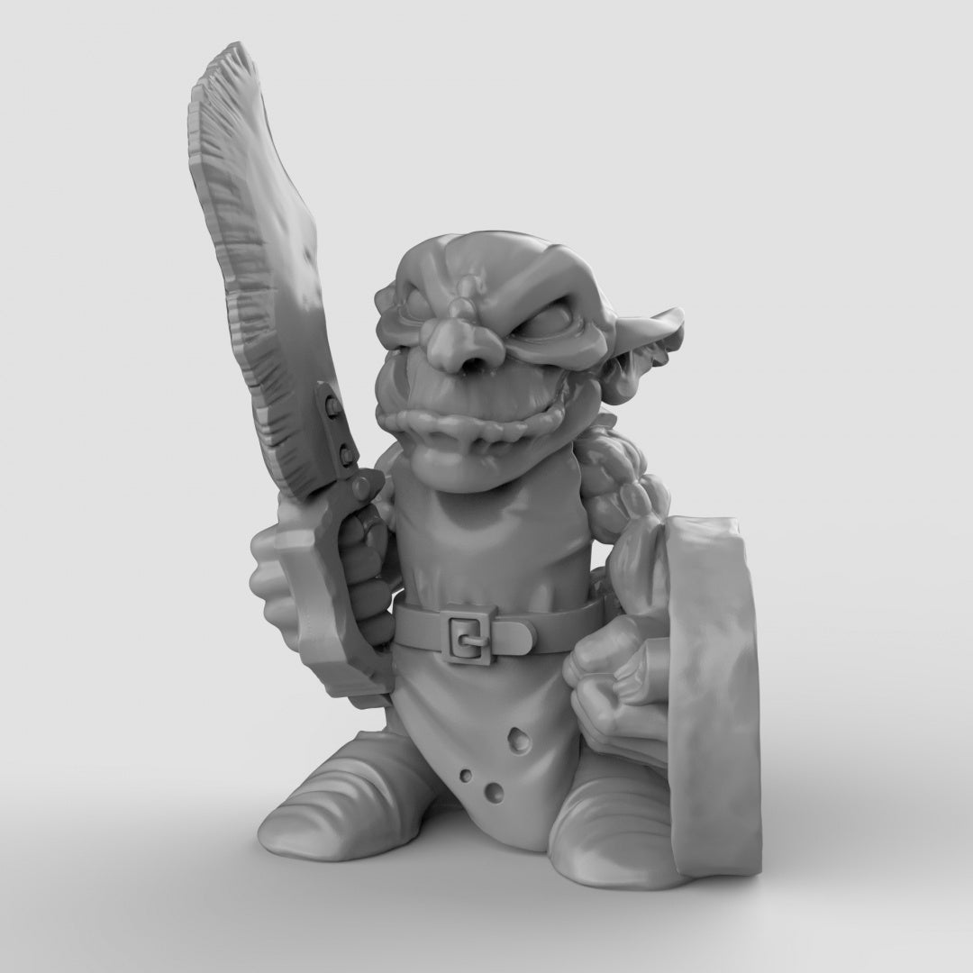 Goblins with Shields Resin 3D Models for Dungeons & Dragons & Board RPGs