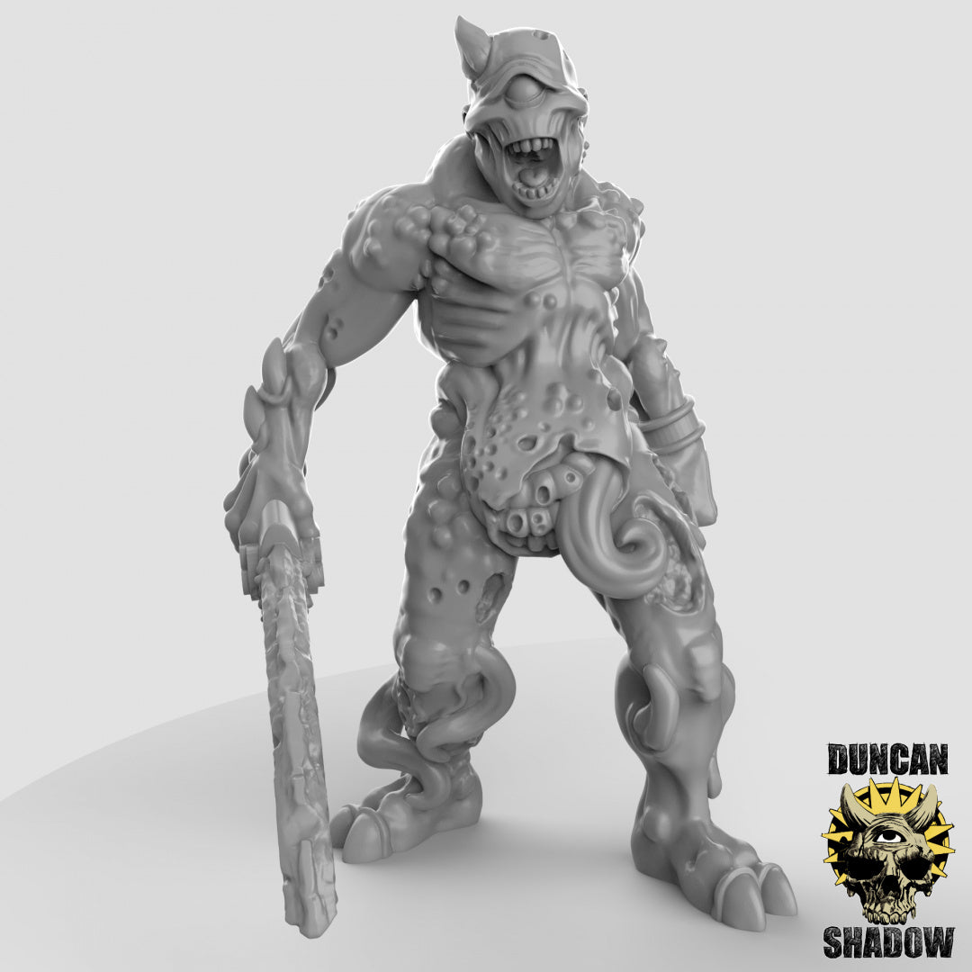 Plague Demons with Swords Resin Models for Dungeons & Dragons & Board RPGs