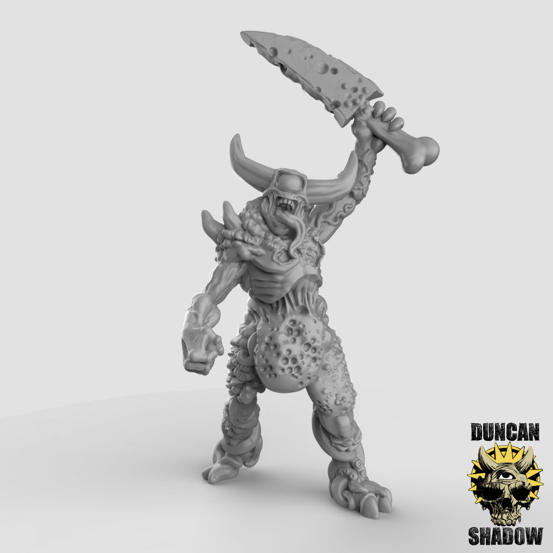 Plague Demons with Swords Resin Models for Dungeons & Dragons & Board RPGs