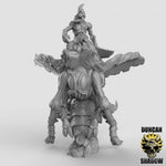 Plague Demons Riding Fly's Resin Models for Dungeons & Dragons & Board RPGs
