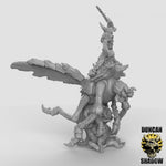 Plague Demons Riding Fly's Resin Models for Dungeons & Dragons & Board RPGs