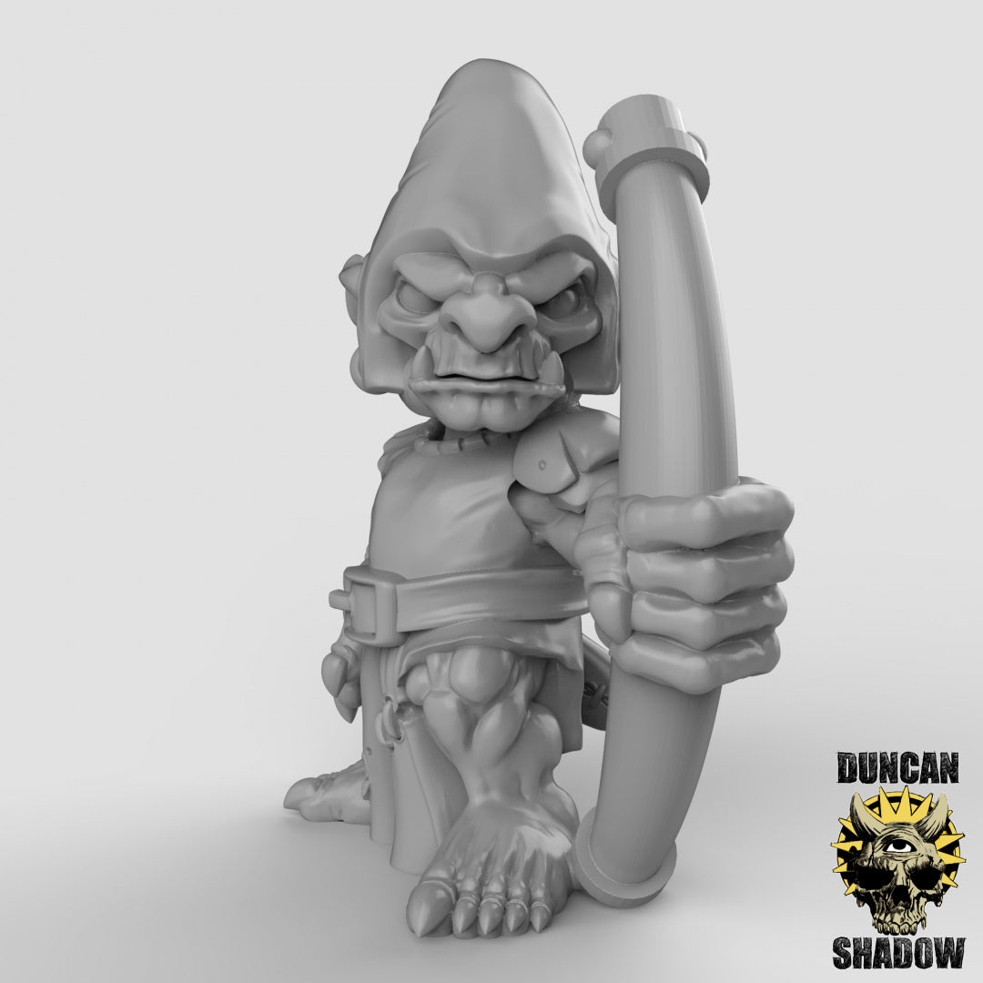 Goblin Archers Resin 3D Models for Dungeons & Dragons & Board RPGs