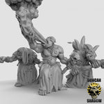 Orc Shamans Resin 3D Models for Dungeons & Dragons & Board RPGs