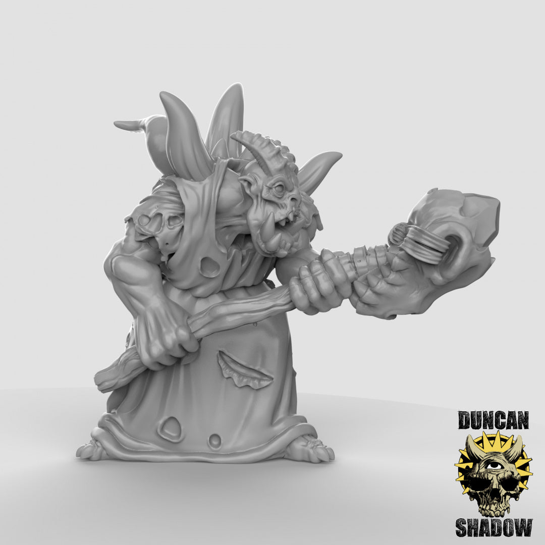 Orc Shamans Resin 3D Models for Dungeons & Dragons & Board RPGs
