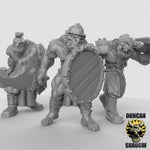 Orc's with Swords and Shields Resin Miniature for DnD | Tabletop Gaming