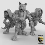 Cat Folk Bandits Resin Models for Dungeons & Dragons & Board RPGs