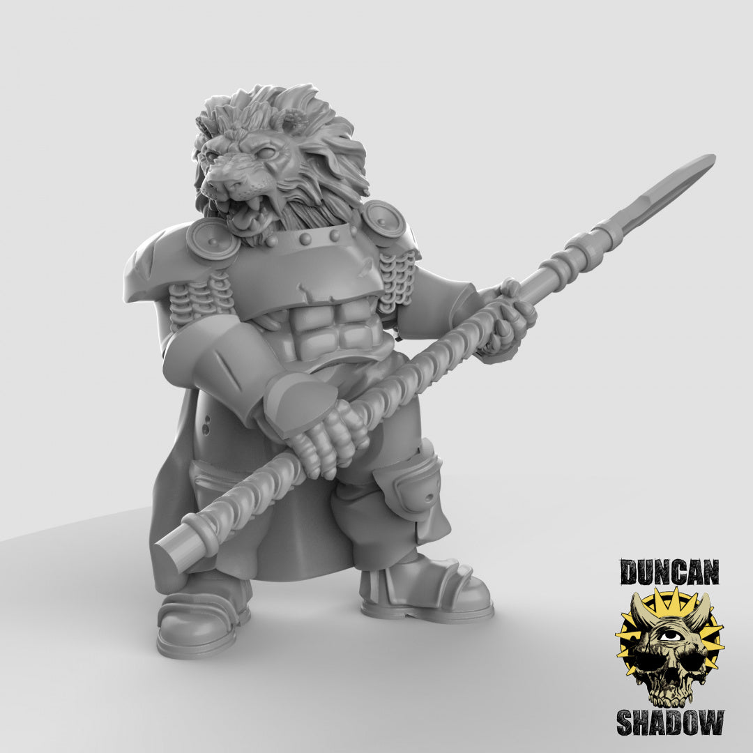 Lion Knights Resin Models for Dungeons & Dragons & Board RPGs