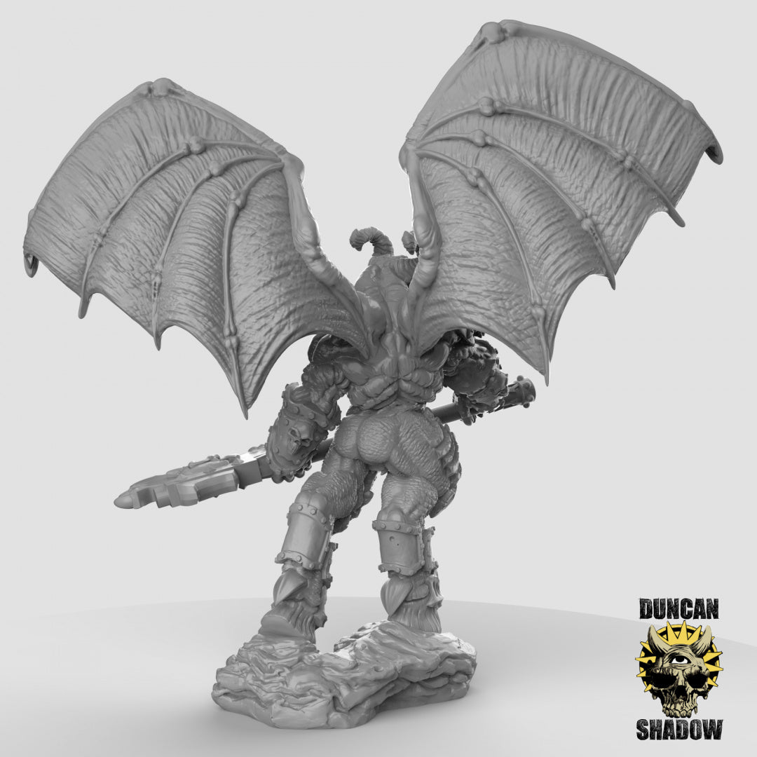 Balor with Axe Resin Miniature for DnD | Tabletop Gaming