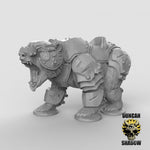 Armoured Bears Resin Miniature for DnD | Tabletop Gaming
