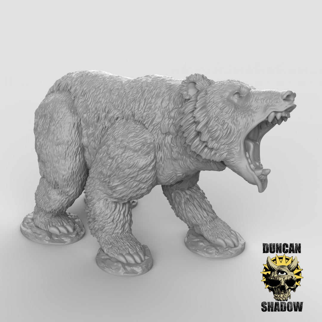 Bears Resin 3D Models for Dungeons & Dragons & Board RPGs