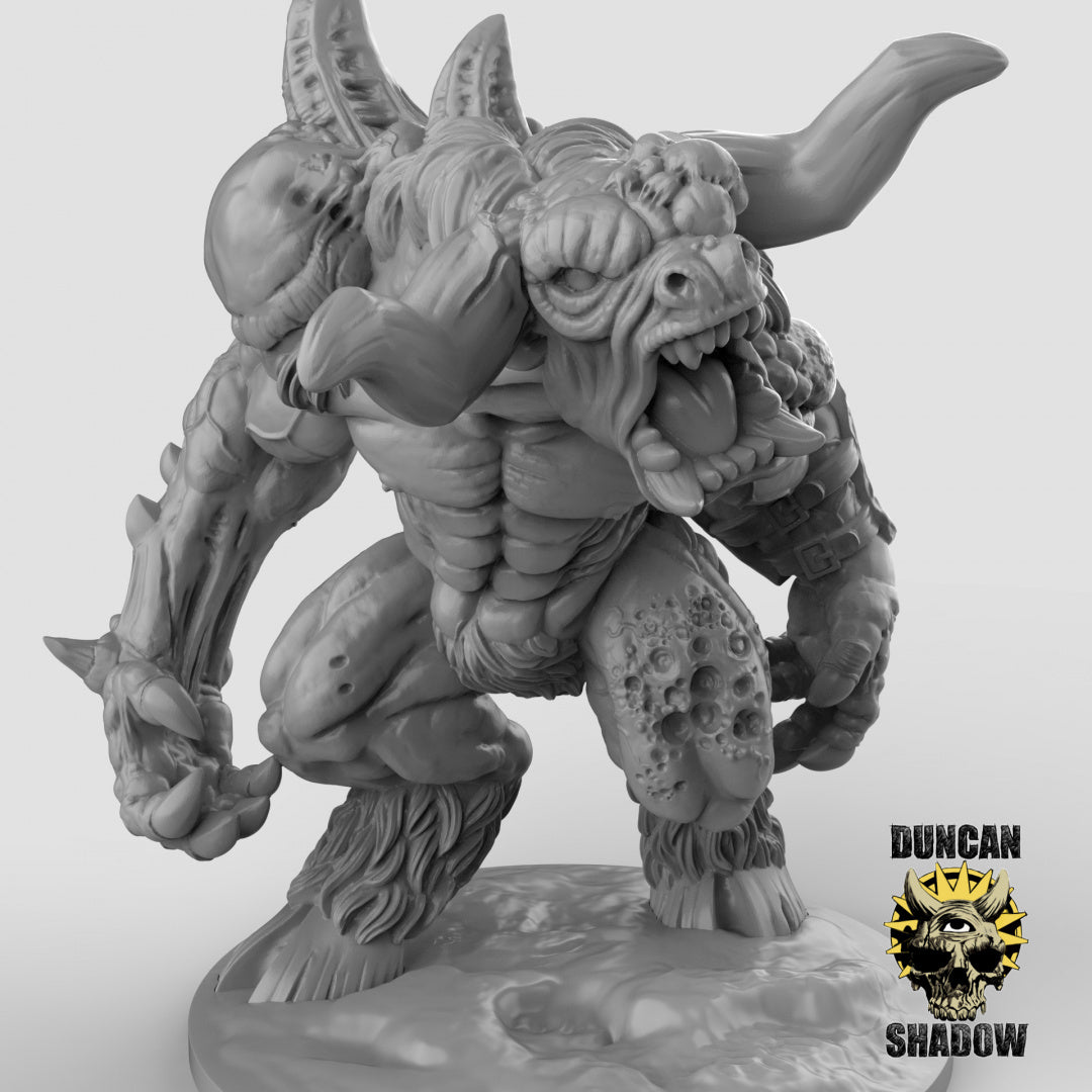 Mutant Minotaur Resin 3D Models for Dungeons & Dragons & Board RPGs