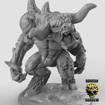 Mutant Minotaur Resin 3D Models for Dungeons & Dragons & Board RPGs