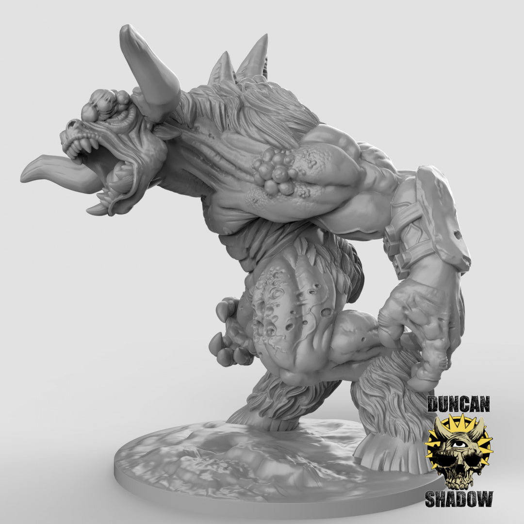 Mutant Minotaur Resin 3D Models for Dungeons & Dragons & Board RPGs