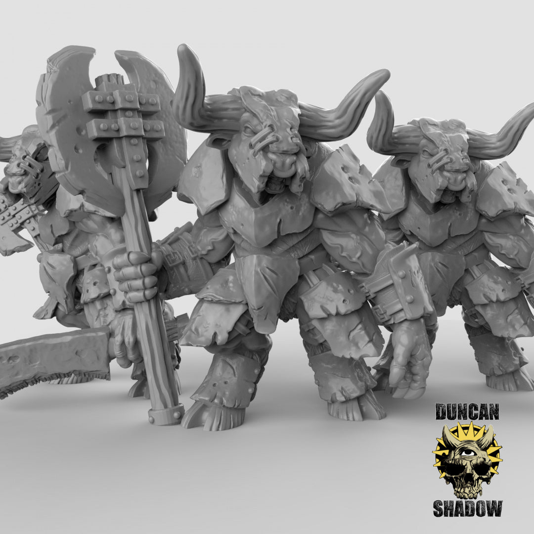 Minotaur Doom Bull Resin 3D Models for Dungeons & Dragons & Board RPGs