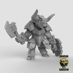 Minotaur Doom Bull Resin 3D Models for Dungeons & Dragons & Board RPGs